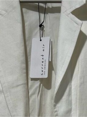 NWT,  {Anthro} Current Air Linen Blazer, size medium